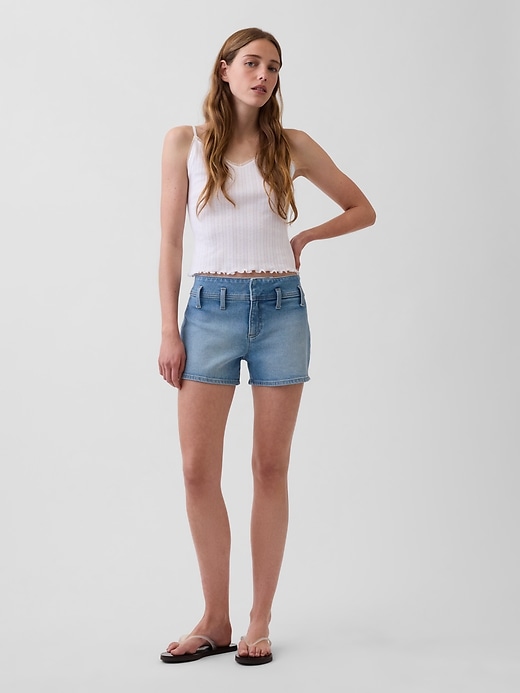 Image number 1 showing, 3" Low Rise Denim Shorts