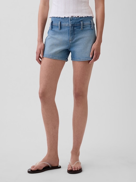 Image number 2 showing, 3" Low Rise Denim Shorts