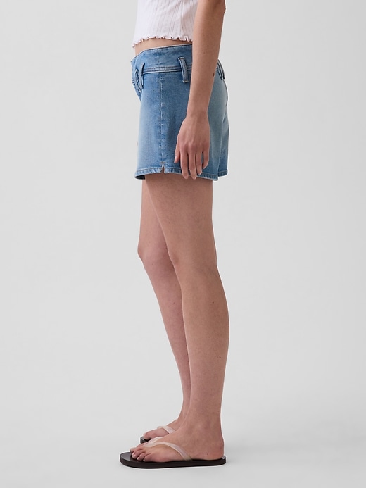 Image number 3 showing, 3" Low Rise Denim Shorts