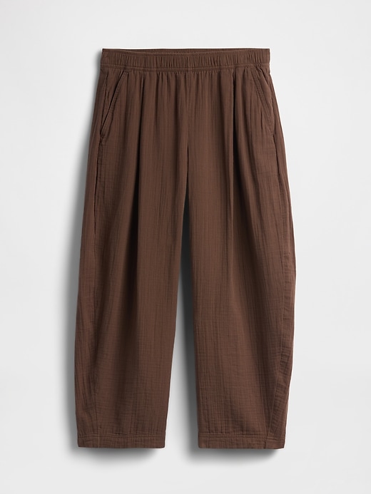 Image number 5 showing, Cotton Gauze Easy Barrel Pants