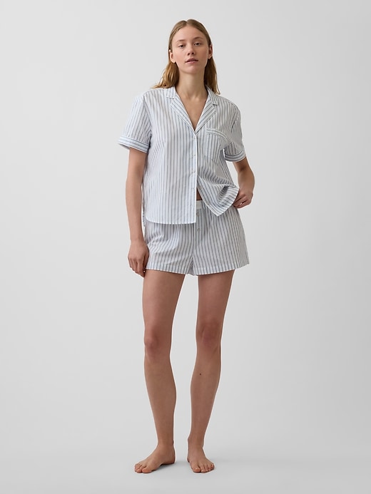 Image number 1 showing, Poplin PJ Boxer Shorts