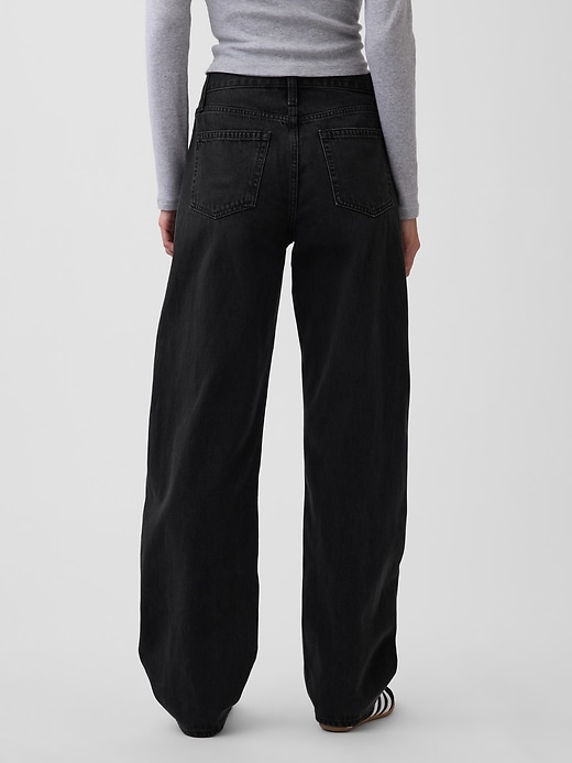 Image number 4 showing, High Rise Barrel Jeans