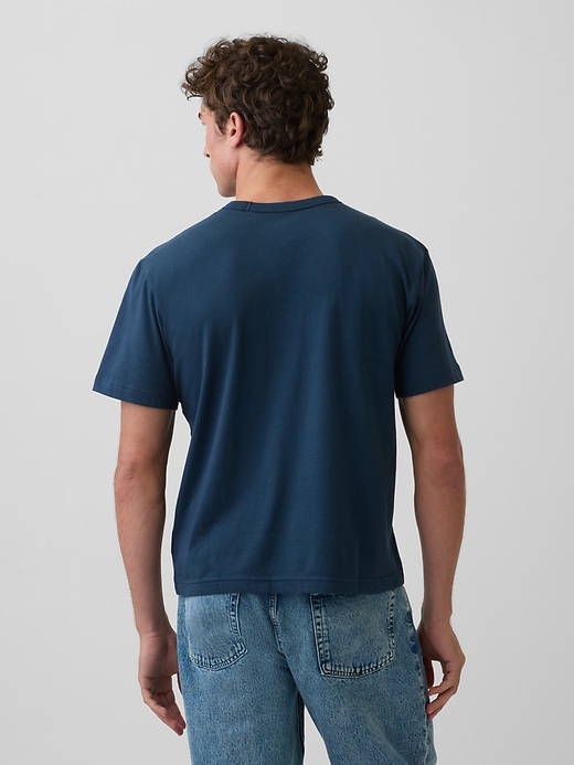 L'image numéro 3 présente T-shirt à logo Gap incurvé