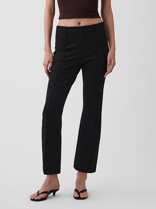 Image number 2 showing, High Rise Double Knit Crop Kick Pants