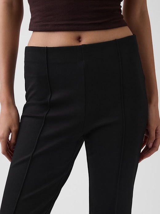 Image number 8 showing, High Rise Double Knit Crop Kick Pants