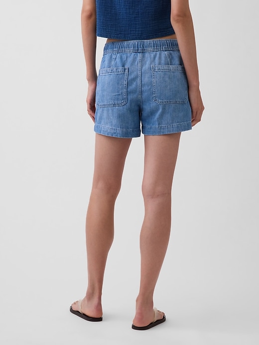 Image number 4 showing, 4" Denim Easy Shorts