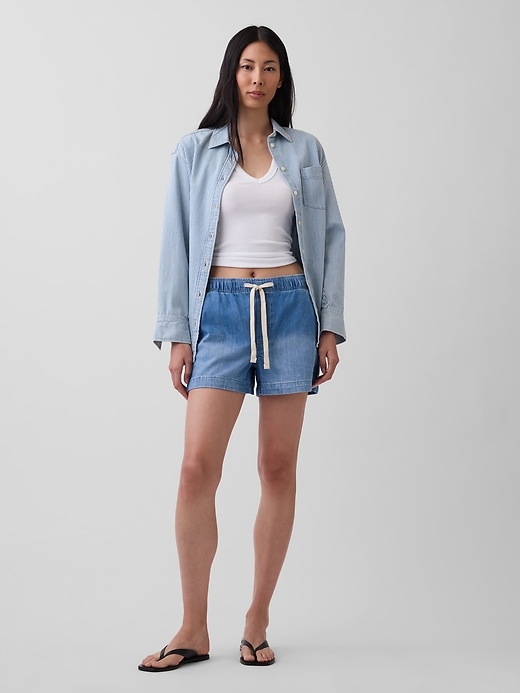 Image number 7 showing, 4" Denim Easy Shorts