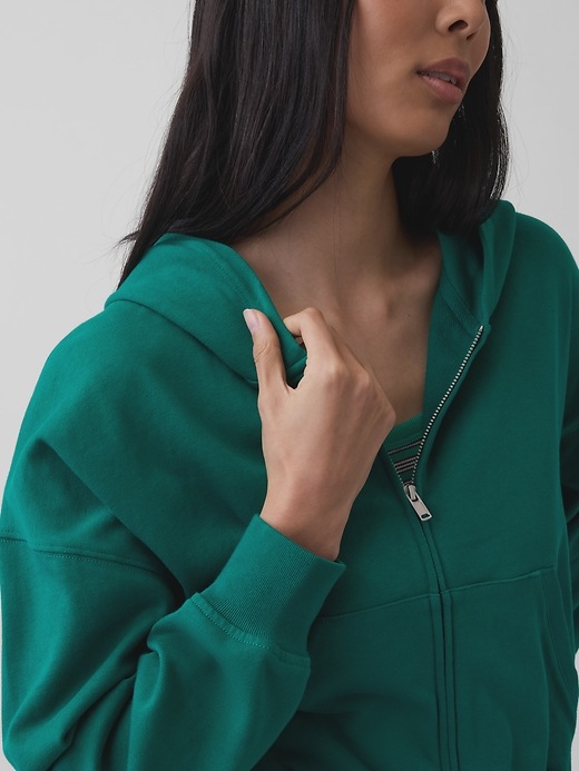 Image number 4 showing, VintageSoft Terry Zip Hoodie