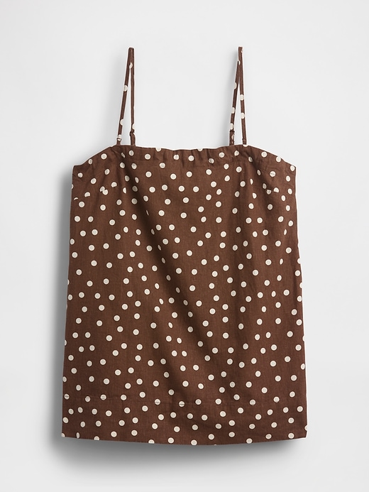 Image number 5 showing, Linen-Blend Cami