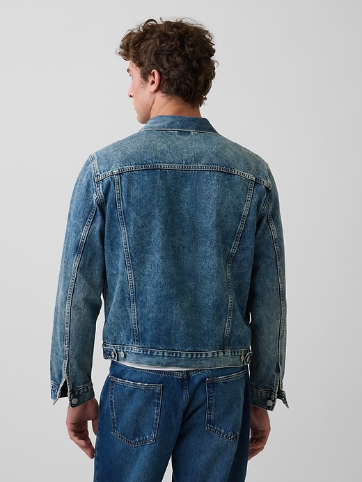 L'image numéro 3 présente Veste en denim emblématique classique