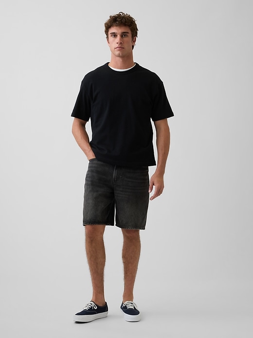 Image number 1 showing, 10.5" Baggy Denim Shorts
