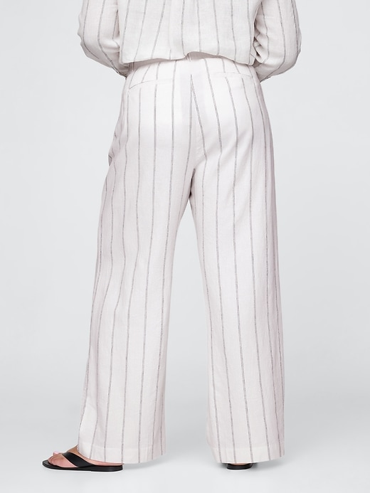 Image number 6 showing, 365 High Rise Linen-Blend Trousers
