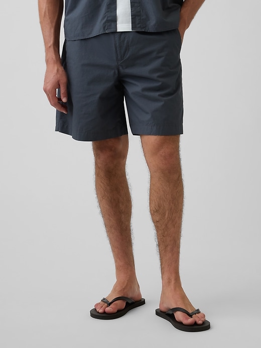 Image number 2 showing, 7" Poplin Relaxed Shorts