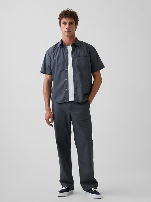 Image number 1 showing, Poplin '90s Loose Pants