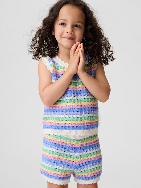CAMISOLE CROCHETÉE POUR BÉBÉ ET TOUTE-PETITE