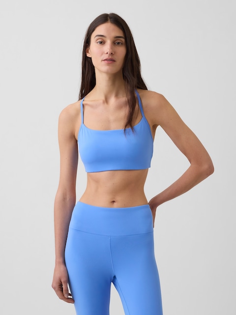 GapFit Smooth Racerback Sports Bra