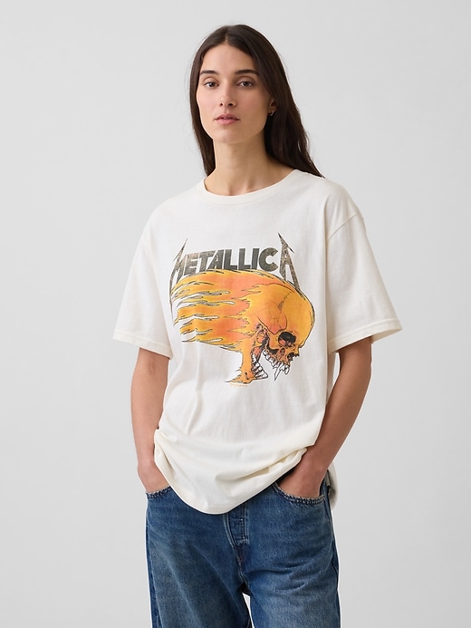 L'image numéro 5 présente T-shirt décontracté à imprimé Metallica