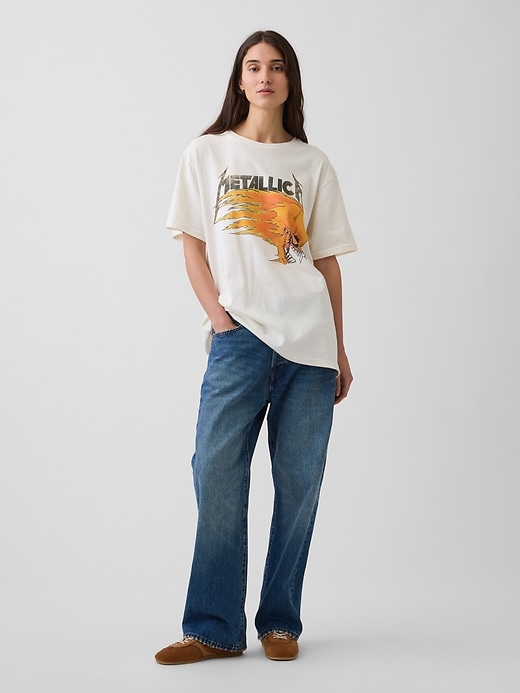 L'image numéro 6 présente T-shirt décontracté à imprimé Metallica