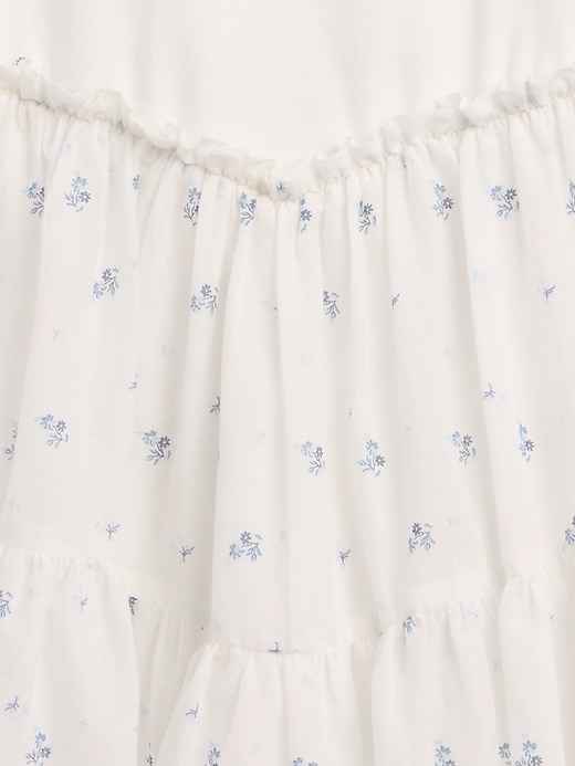 L'image numéro 5 présente Robe-camisole à fronces en matières mixtes pour Enfant