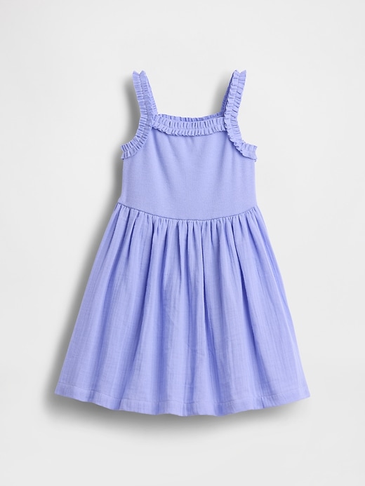 Image number 2 showing, Baby & Toddler Mixed Media Apron Dress