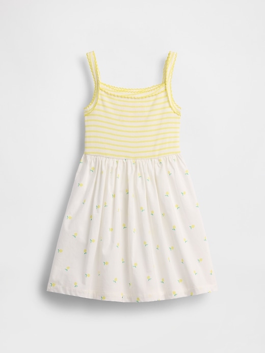 Image number 2 showing, Baby & Toddler Mixed Media Apron Dress