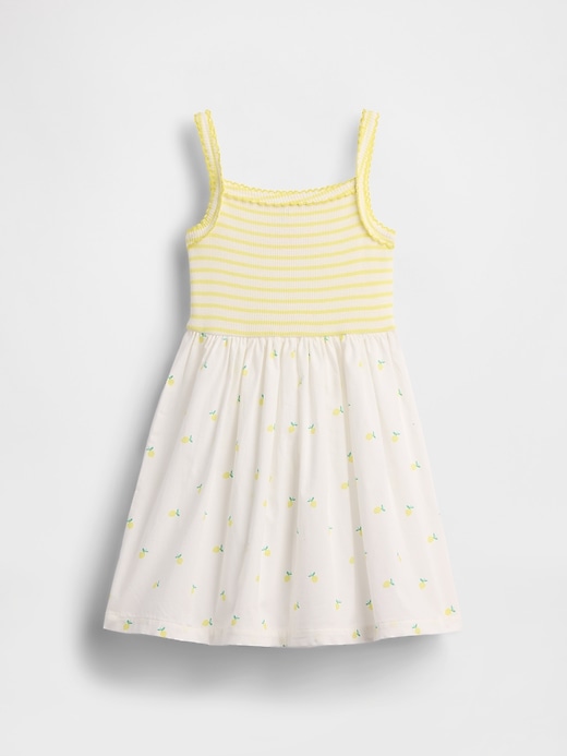 Image number 3 showing, Baby & Toddler Mixed Media Apron Dress