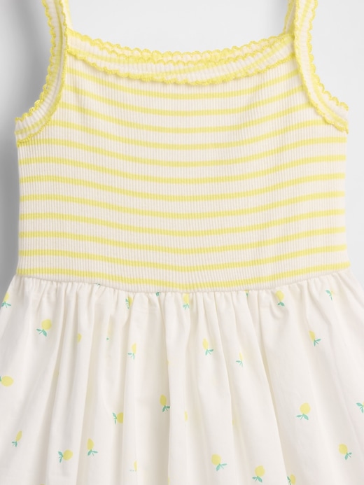 Image number 4 showing, Baby & Toddler Mixed Media Apron Dress