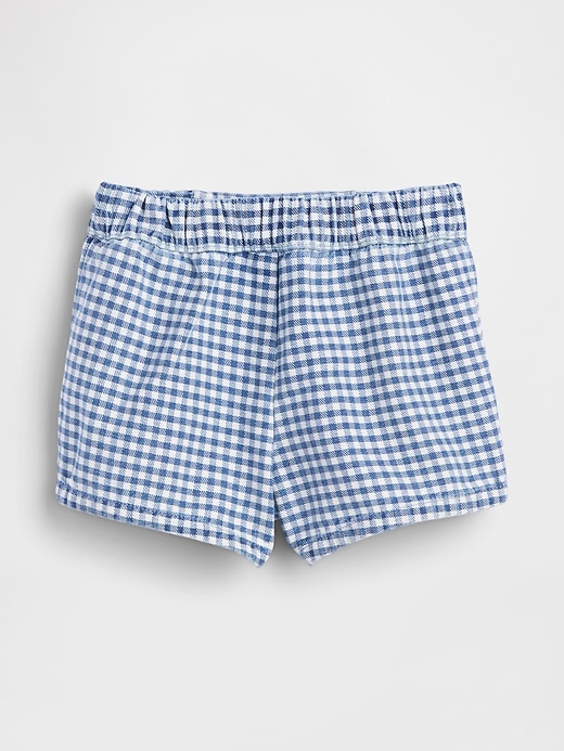 Image number 3 showing, Baby & Toddler Sailor Gingham Denim Pull-On Shorts