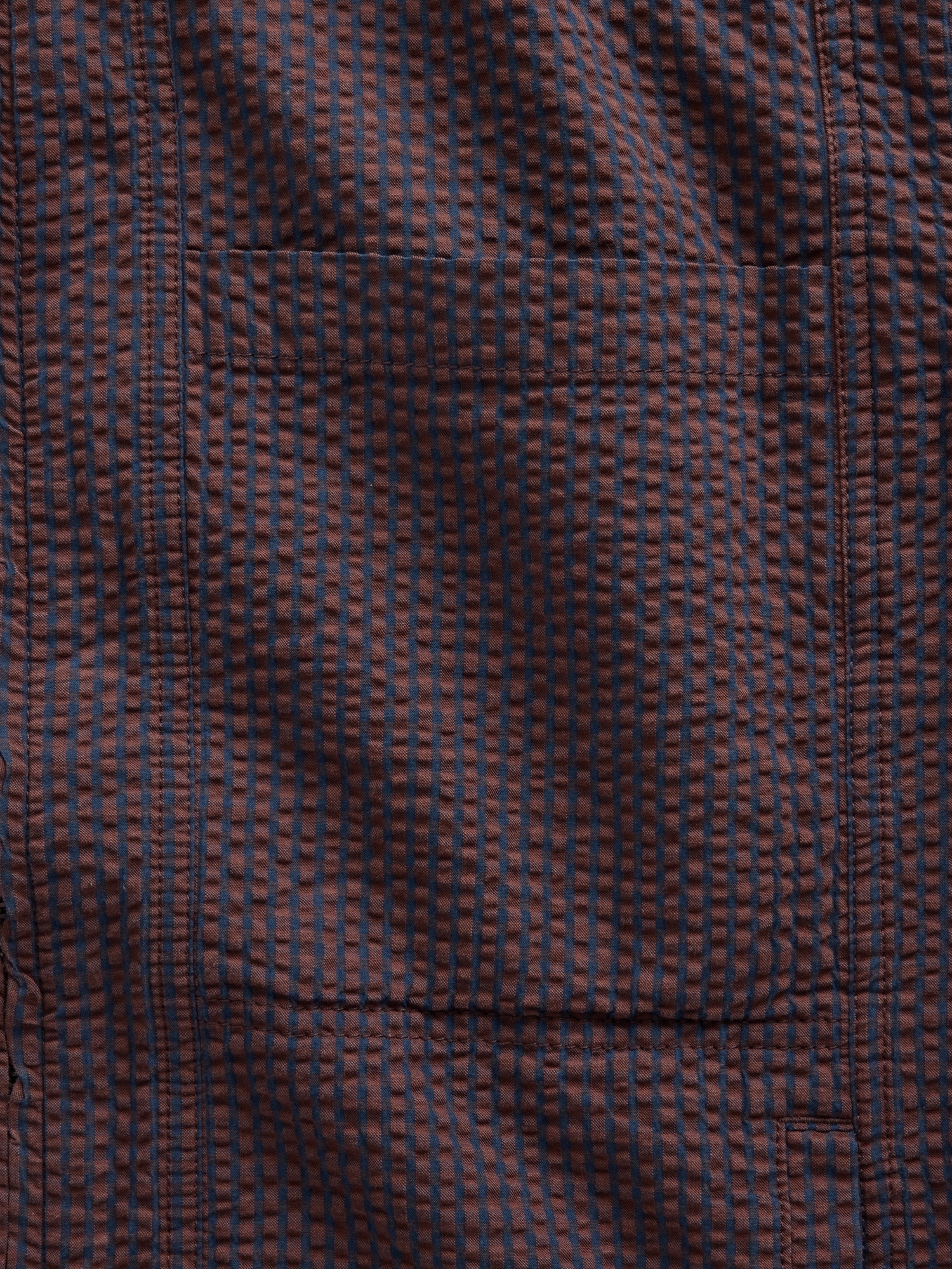 Seersucker Zip Shirt Jacket
