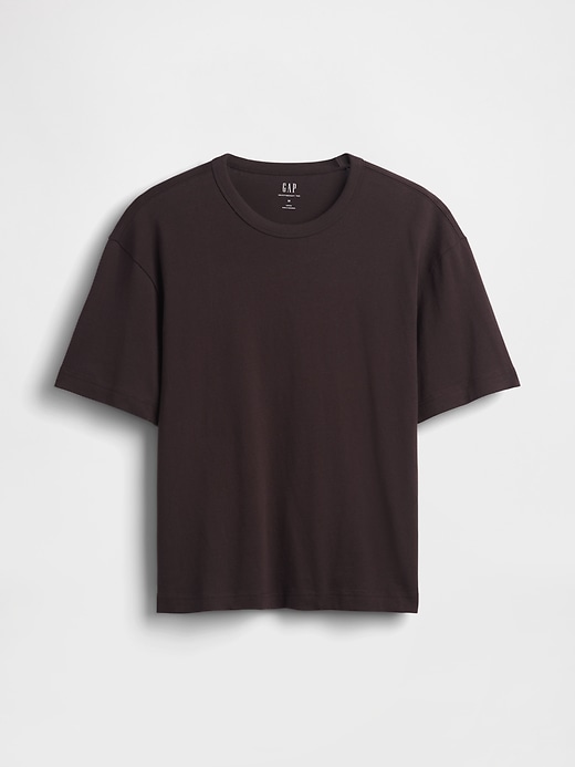 L'image numéro 5 présente T-shirt court en tissu épais pour Adulte