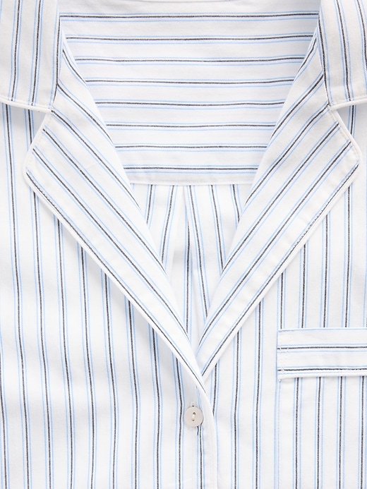 L'image numéro 4 présente Chemise de pyjama en popeline