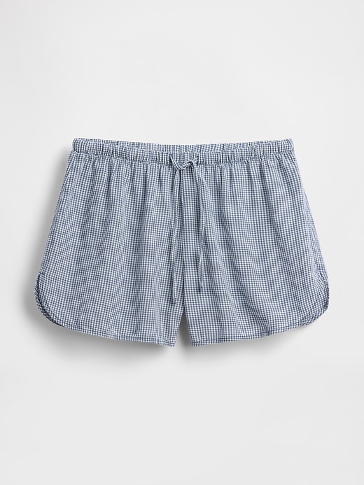 L'image numéro 6 présente Short de pyjama en gaze froissée