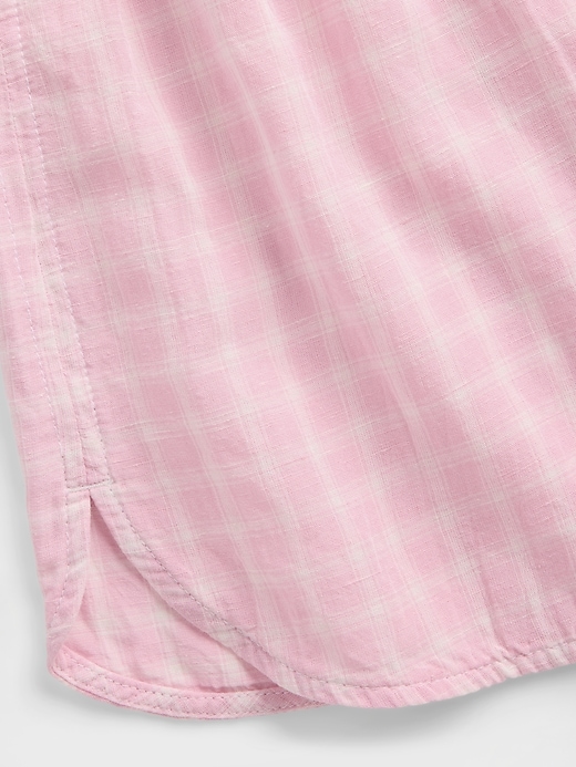 L'image numéro 5 présente Short de pyjama en gaze froissée
