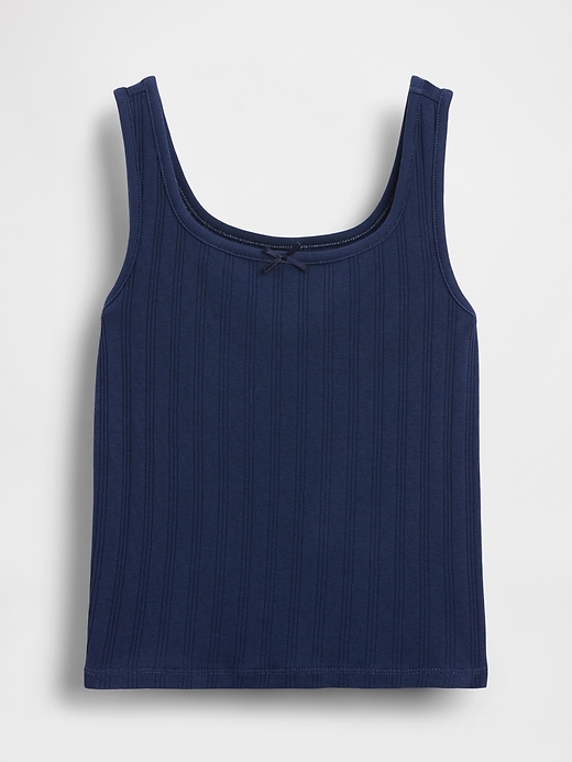 L'image numéro 2 présente Camisole en tricot pointelle pour Enfant