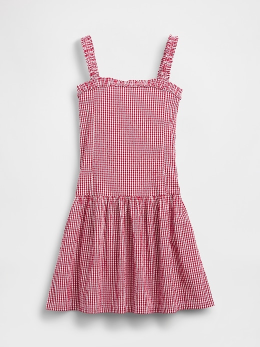 L'image numéro 2 présente Robe à taille tombante en denim pour Enfant