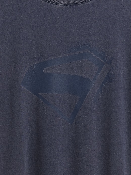 L'image numéro 4 présente T-shirt long surdimensionné Superman pour Enfant
