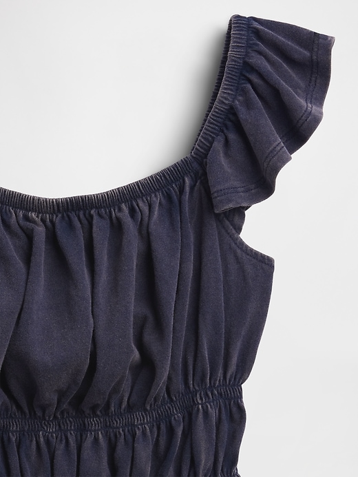 L'image numéro 4 présente Haut smocké à basque et à manches flottantes pour Enfant