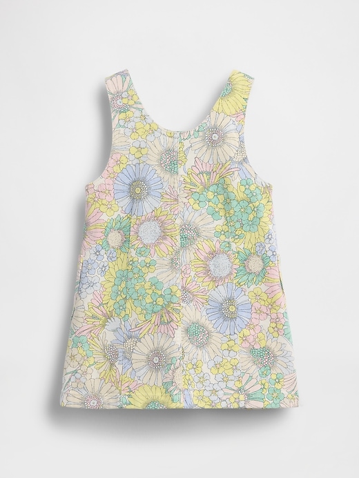 Image number 3 showing, Baby & Toddler Floral Denim Jumper Dress