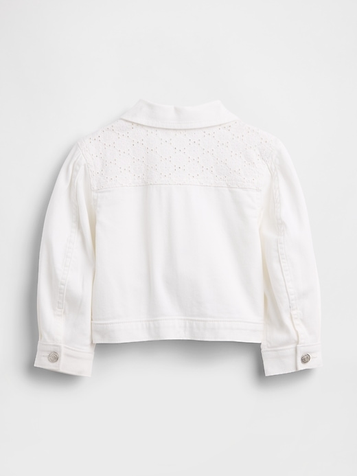 Image number 3 showing, Baby & Toddler Eyelet Denim Jacket