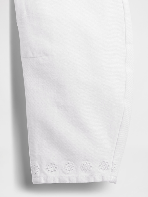 Image number 4 showing, Baby & Toddler Eyelet-Hem Horseshoe Jeans