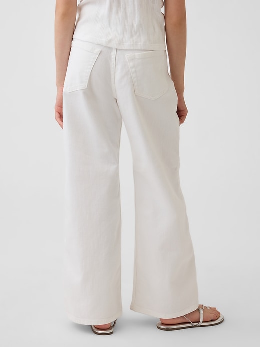 Image number 4 showing, Low Rise Stride Wide-Leg Jeans