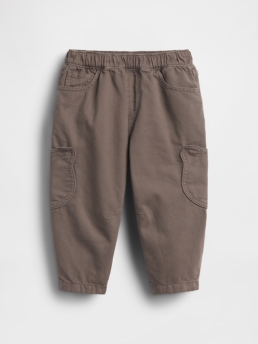 L'image numéro 3 présente Jean coupe baril à poche en forme d’ourson à taille extensible pour Bébé et Tout-petit