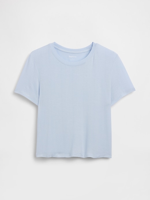 Image number 5 showing, Softest UltraFine Rib Modal PJ T-Shirt