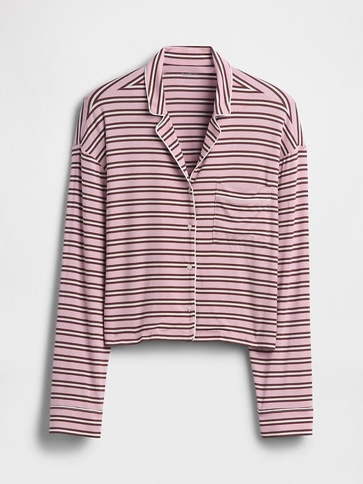 Image number 4 showing, Softest Modal Crop PJ Top