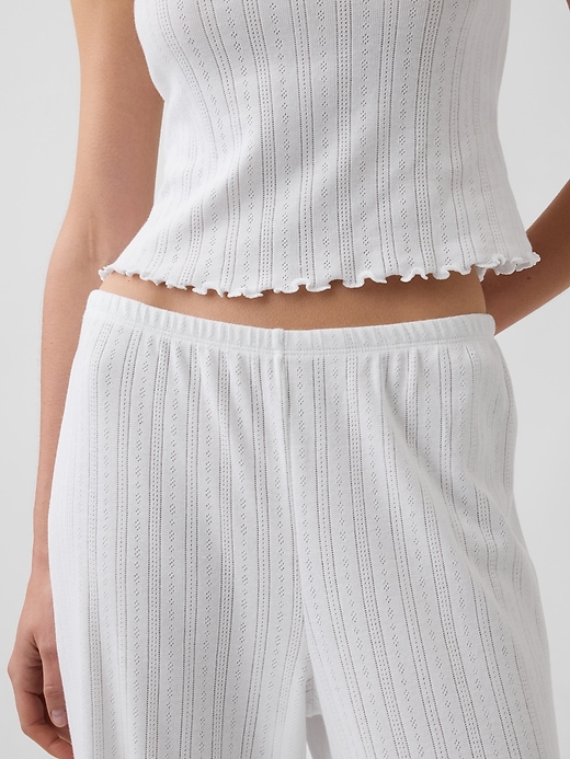 L'image numéro 5 présente Pantalon de pyjama en tricot pointelle