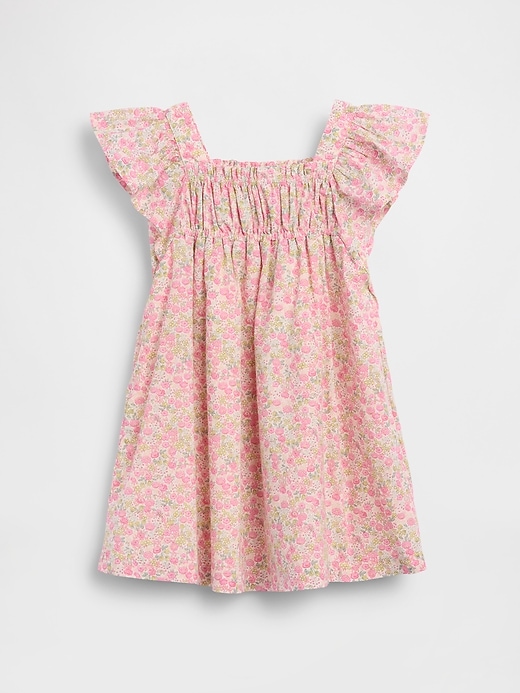 L'image numéro 3 présente Robe à manches flottantes à motif floral pour Bébé et Toute-petite