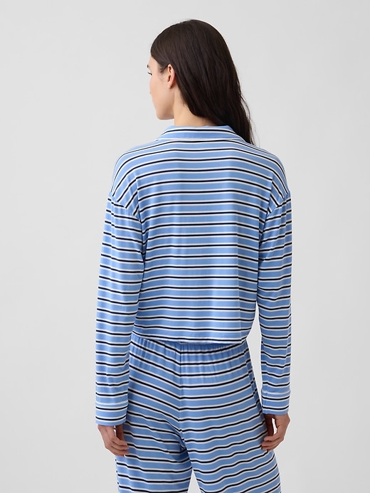 Image number 3 showing, Softest Modal Crop PJ Top