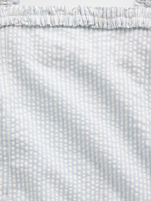 L'image numéro 4 présente Robe à taille tombante en denim pour Enfant