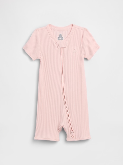 Image number 1 showing, Baby First Favorites TinyRib Shorty One-Piece