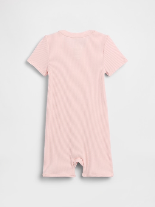 Image number 2 showing, Baby First Favorites TinyRib Shorty One-Piece